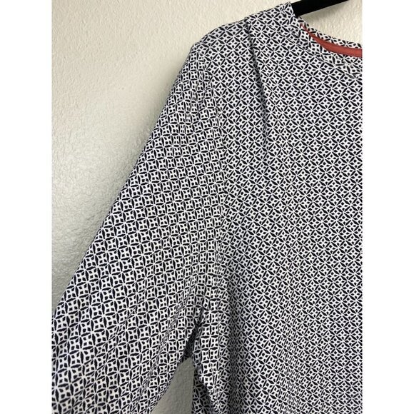 Chico's Jersey Stretch Sweaters Womens size XL Geometric Classic Boho Office - Picture 7 of 10